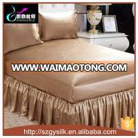 100% silk bed skirt